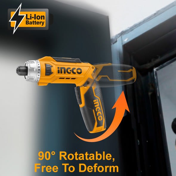 ATORNILLADOR ANGULAR INALAMBRICO 8 V. 