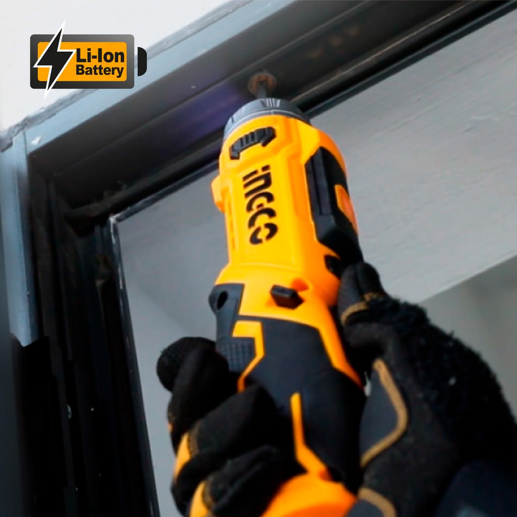 ATORNILLADOR ANGULAR INALAMBRICO 8 V. 