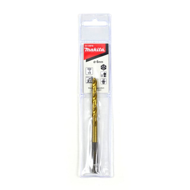 BROCA DE ACERO DE ALTA VELOCIDAD CON VÁSTAGO HEXAGONAL DE 6 MM MAKITA - D-149781