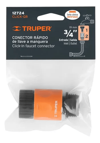 Conectores de abs sistema click rapido 3/4