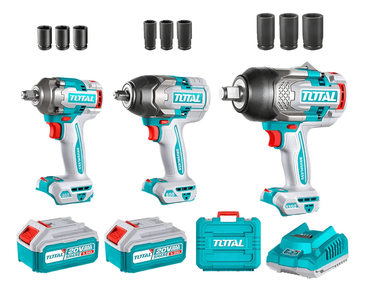 Llave Pistola De Impacto de 1350 nm  - 850 nm - 400 Nm Total Tosli2503862