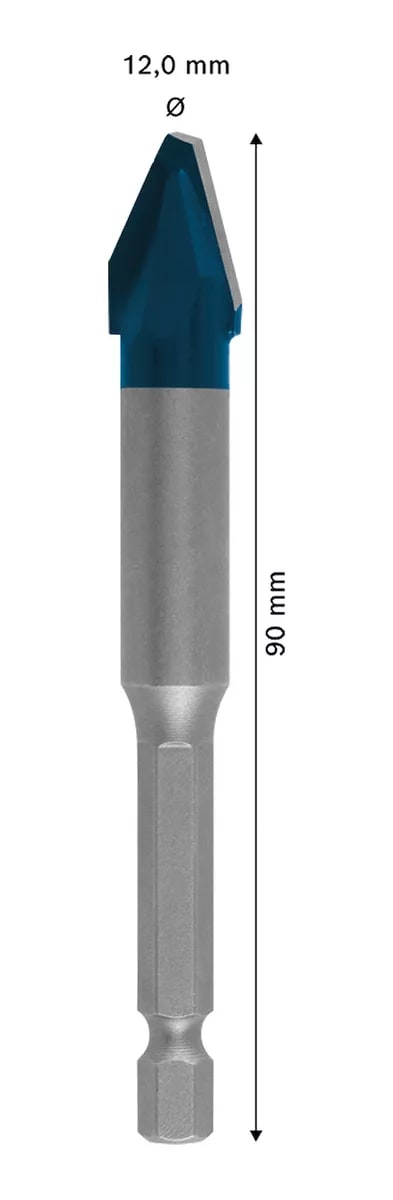 BROCA HARDCERAMIC HEX-9 6MM X 90 MM5