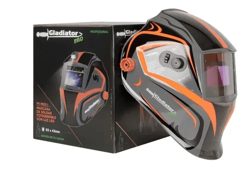 MASCARA DE SOLDAR 2 SENSORES EXTERNO PROFESIONAL GLADIATOR MS-89002
