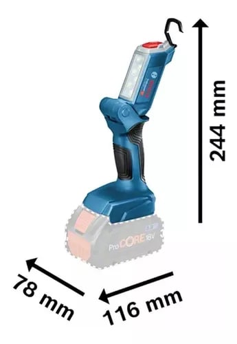 LINTERNA INALÁMBRICA BOSCH GLI 18V-300 18V 300 LM / 06014A11002