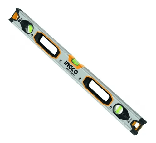 Nivel aluminio reforzado imantado 80cm HSL38080M ingco1