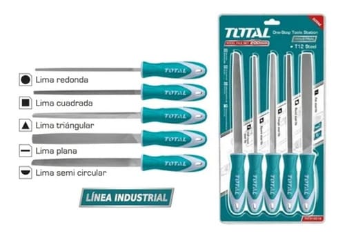 JUEGO DE LIMAS DE ACERO 5 PIEZAS 8