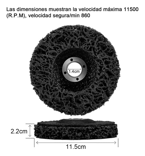 DISCO REMOVEDOR DE PINTURA P/ESMERIL 115MM UYUSTOOLS2