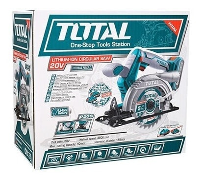 SIERRA CIRCULAR INALAMBRICA 140MM 20V TOTAL TOOLS TSLI14012
