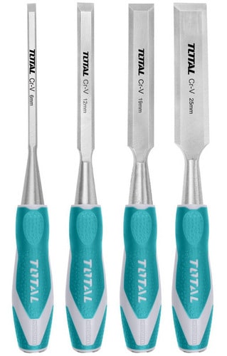 JUEGO DE FORMONES PARA MADERA 4 PIEZAS TOTAL TOOLS THT41K04012