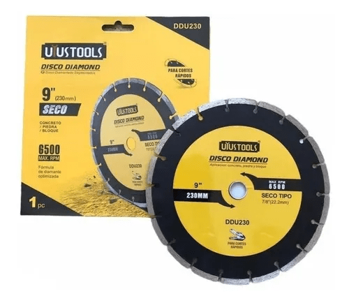 DISCO DIAMANTADO SECO 230MM 9 UYUSTOOLS1
