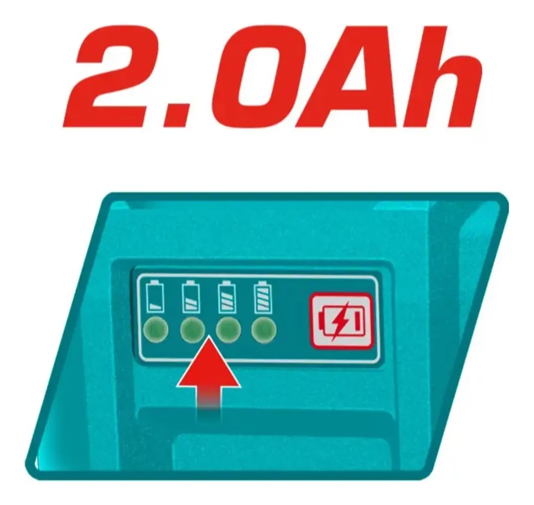 BATERÍA ION-LITIO 2.0 AMP 42V TOTAL TFBLI422013
