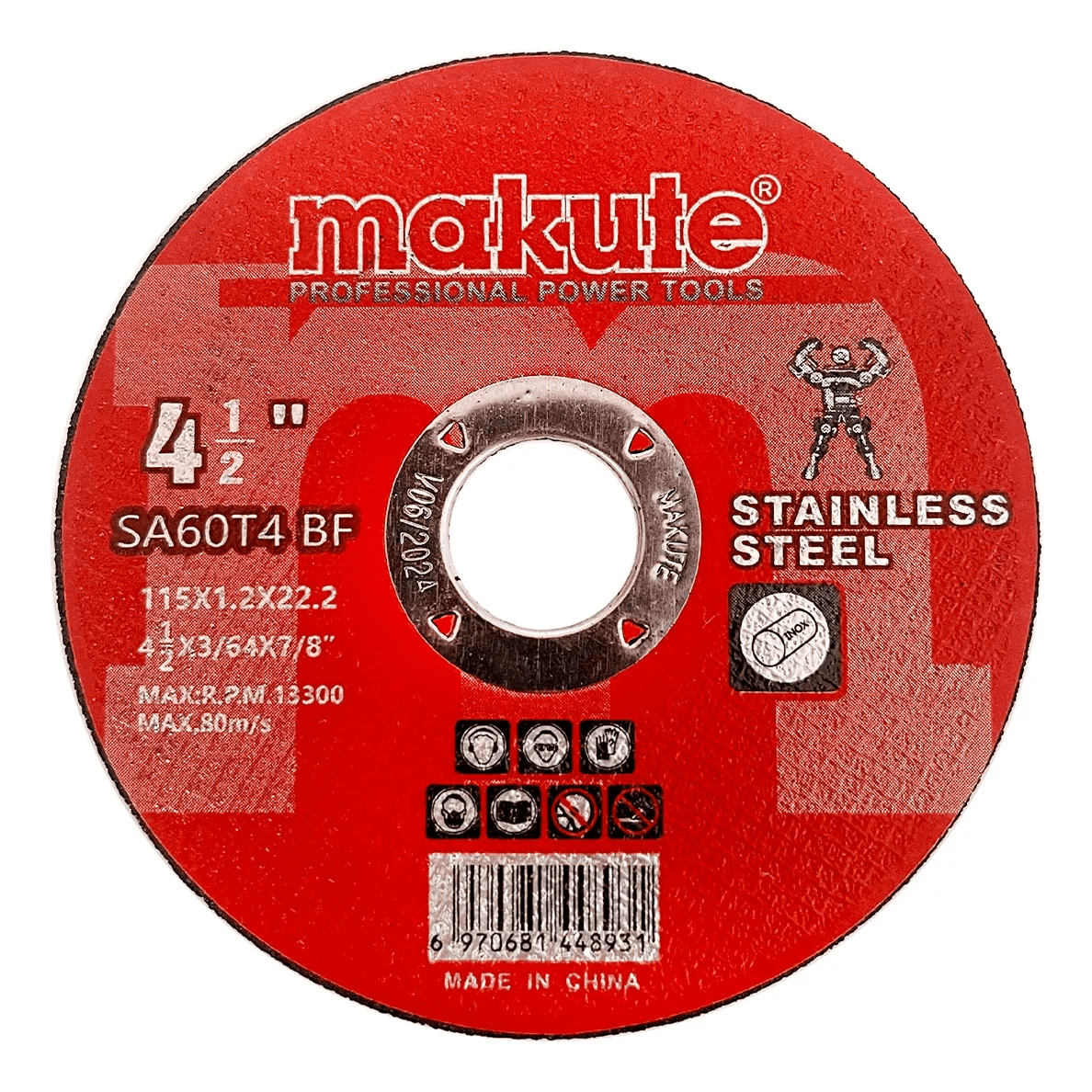 PACK DE 50 DISCOS CORTE INOX 4.5 - 115 X 1.2 X 22.21