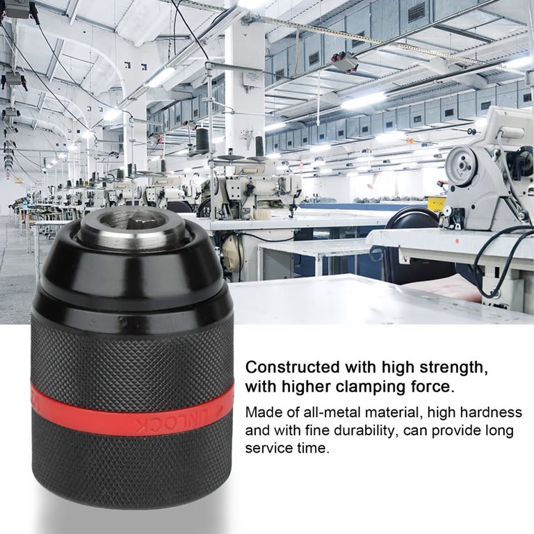 PORTA BROCAS CHUCK MANDRIL AUTOMATICO AUTOAJUSTABLE 1/2