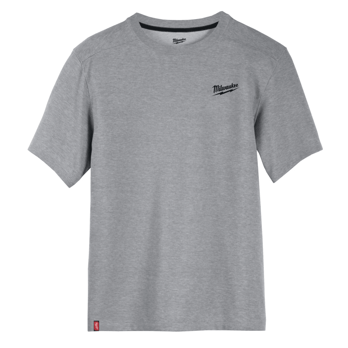 POLO DE TRABAJO HIBRIDA FREEFLEX MANGA CORTA GRIS L MILWAUKEE /603GL1
