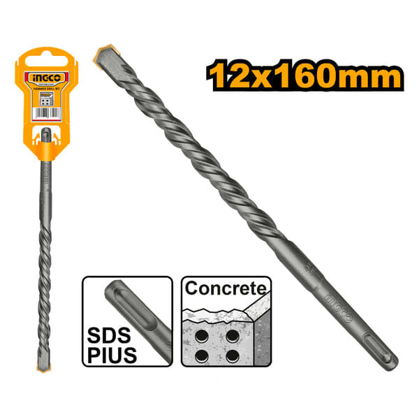BROCA SDS PLUS PARA CONCRETO 12X160MM INGCO DBH12112011