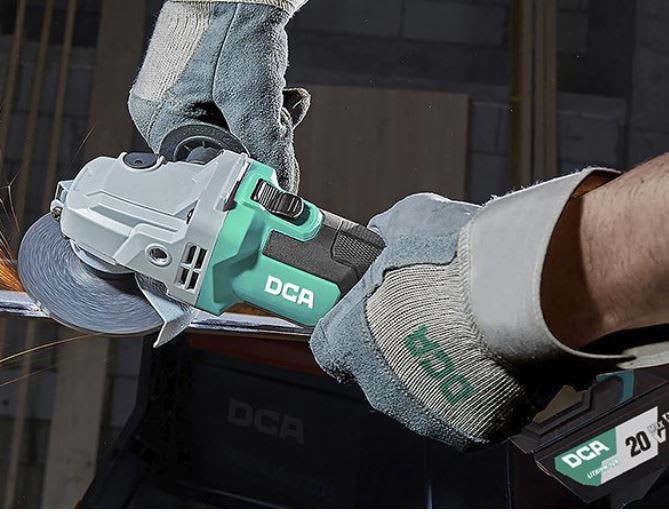 AMOLADORA ESMERIL INALÁMBRICA 125MM DCA 20V 5,0AH – ADSM03-1252