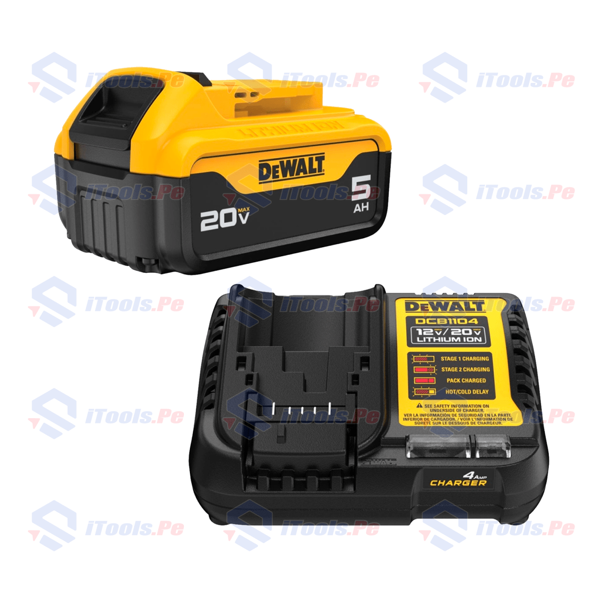 KIT INCIO BATERÍA 5AH + CARGADOR DEWALT / DCB205-KT1