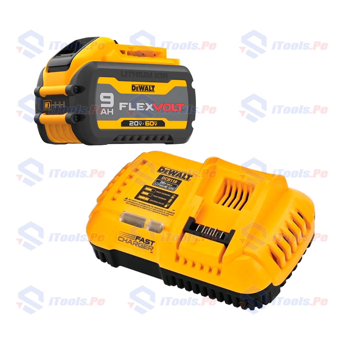 BATERÍA FLEXVOLT 9AH + CARGADOR RÁPIDO DEWALT1