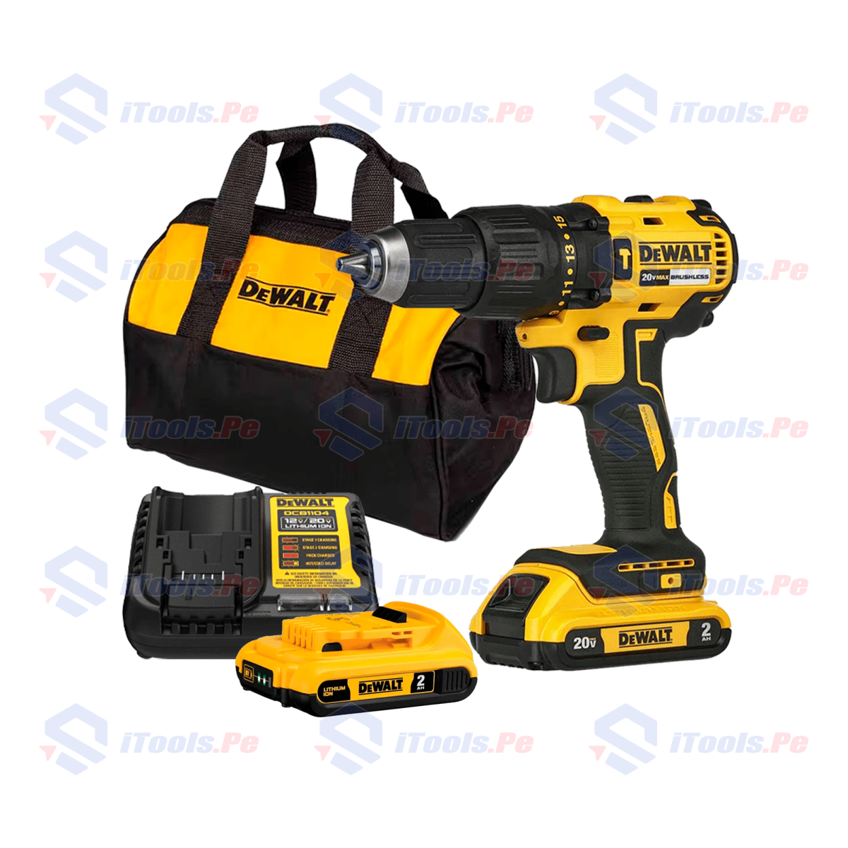 ATORNILLADOR 20 V. DCD778 BRUSHLESS + 2 BAT 2.0AH1