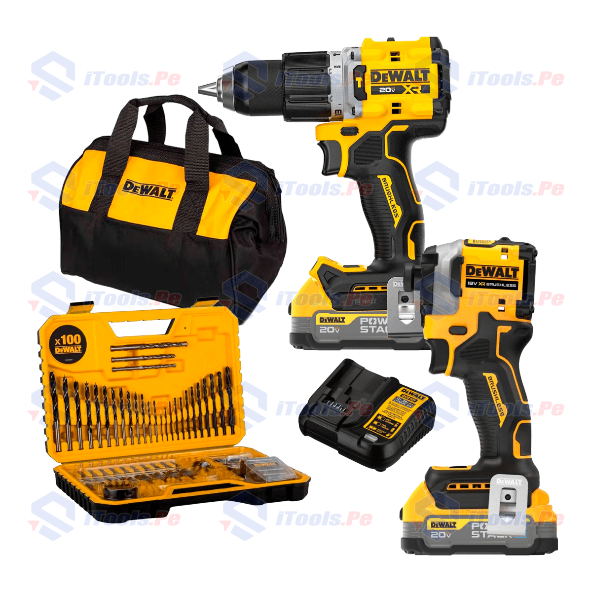 EL SUPER COMBO COMPACTO INDUSTRIAL DEWALT 20V1