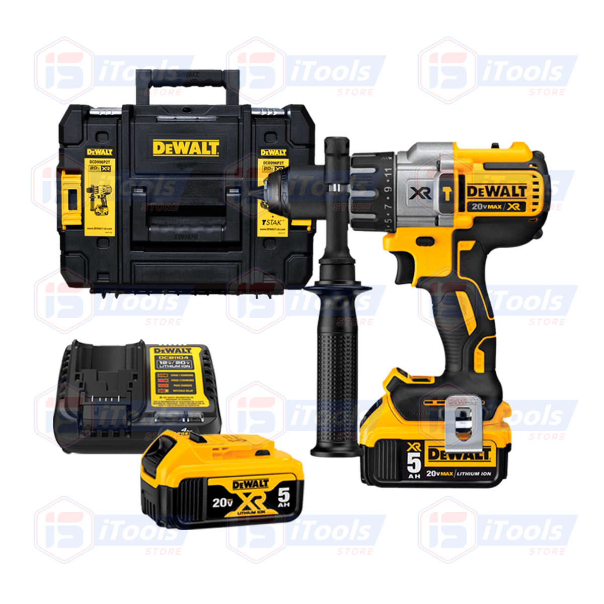 PERCUTOR/ATORNILLADOR 1/2'' 20V XR + 2 BAT Y CARG DEWALT / DCD996P2T-B21