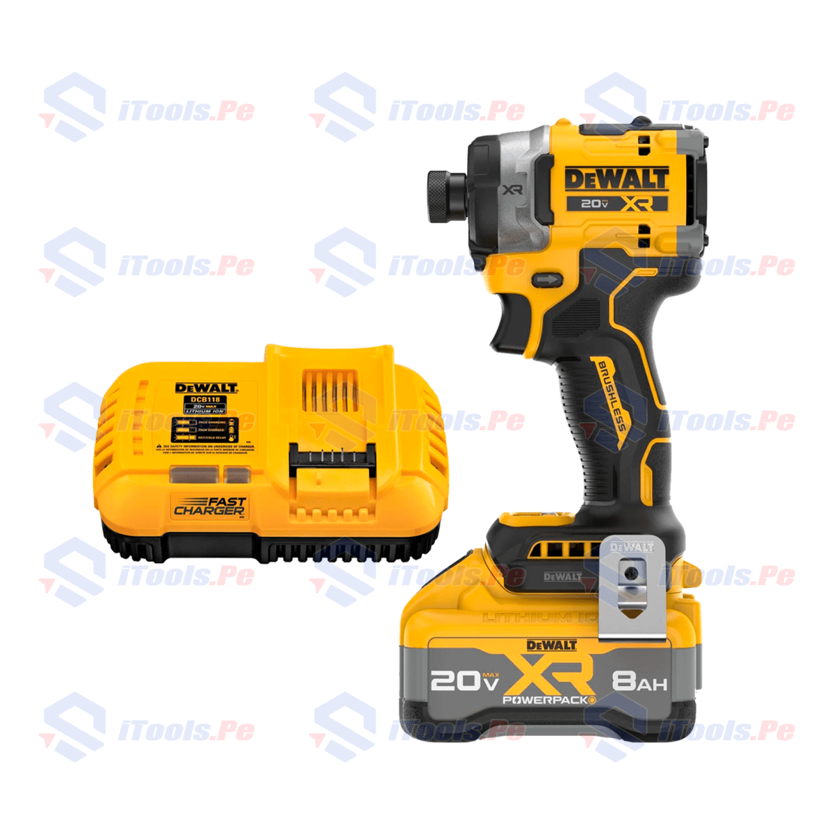 KIT ATORNILLADOR DE IMPACTO DCF860 260 NM DEWALT1