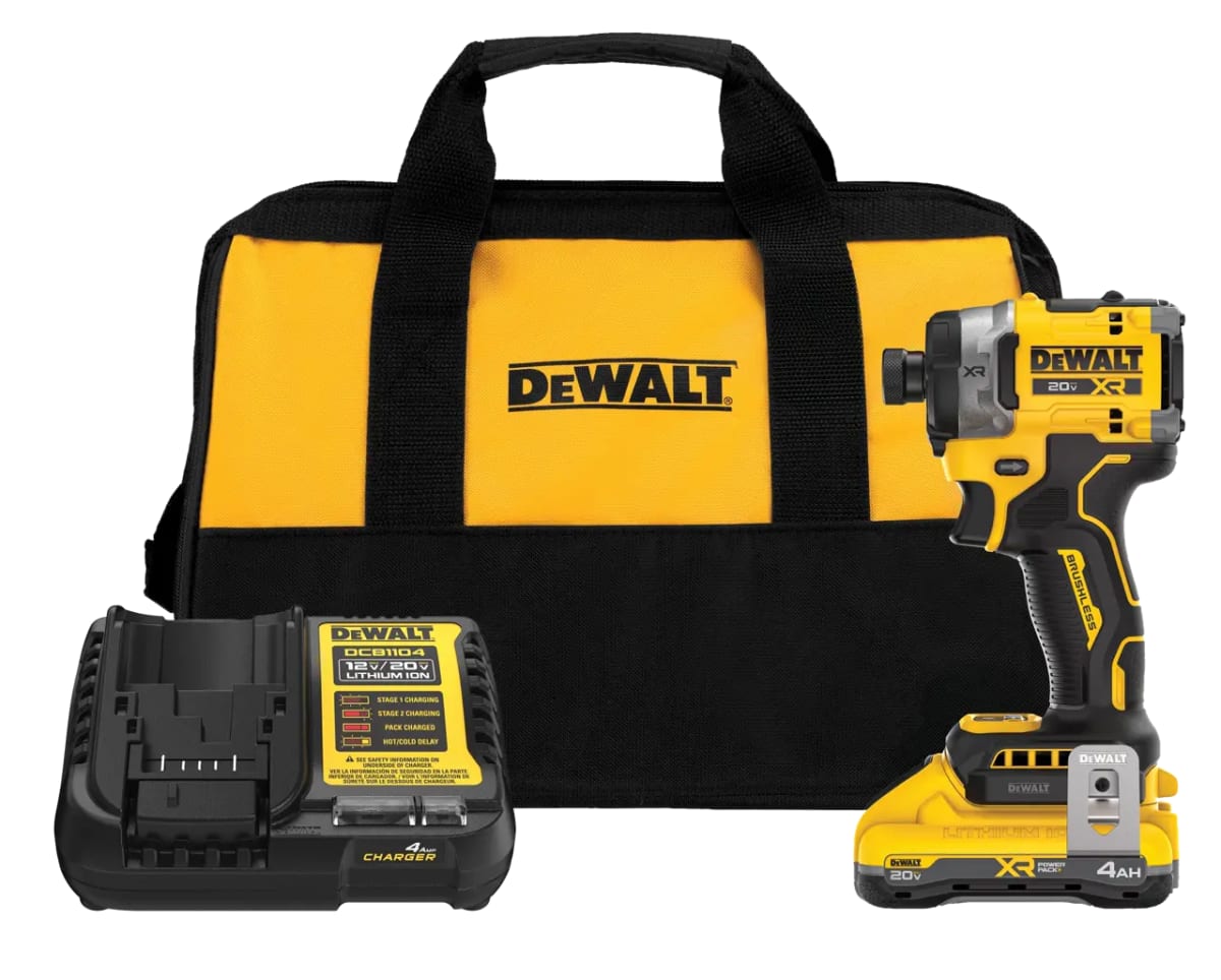 KIT DE DESTORNILLADOR DE IMPACTO 3 VELOCIDADES 1/4” 20V MAX XR/DCF860QQ11