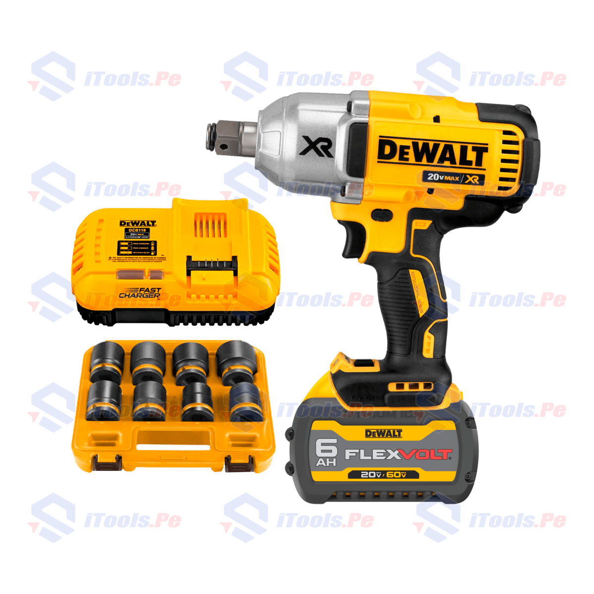 COMBO LLAVE DE IMPACTO DEWALT 3/4