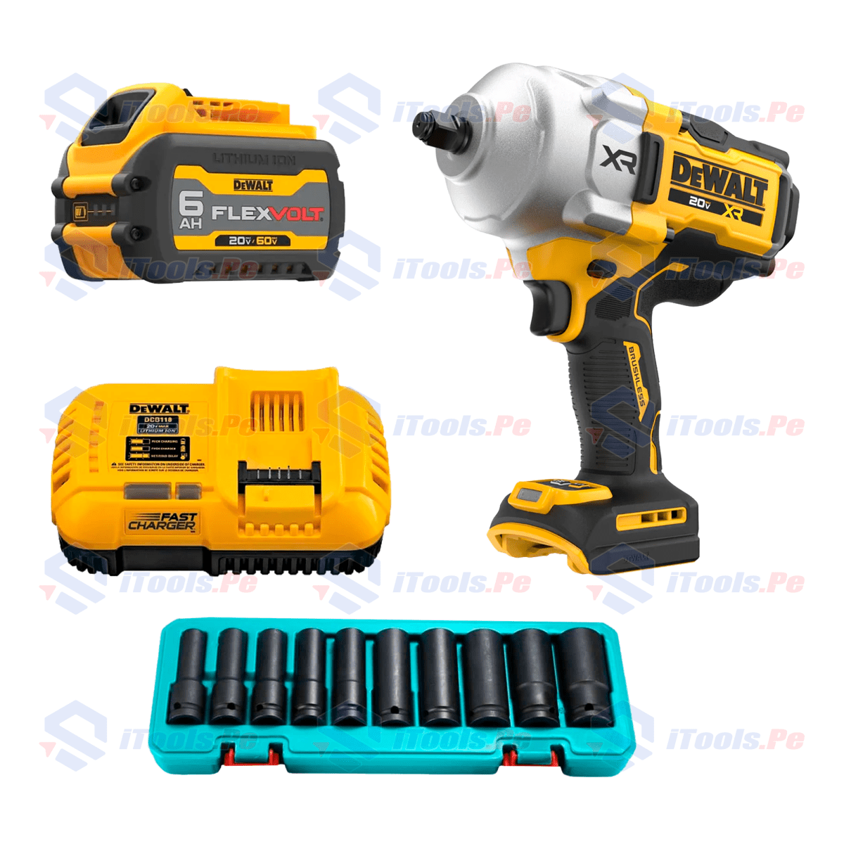 KIT LLAVE DE IMPACTO 1/2 1632NM//DCF961B-KT1