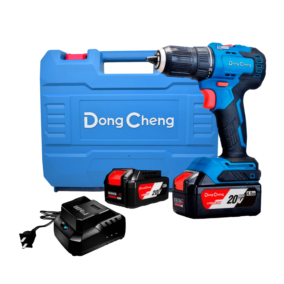 TALADRO PERCUTOR INALAMBRICO 20V 4AH BL DONG CHENG2