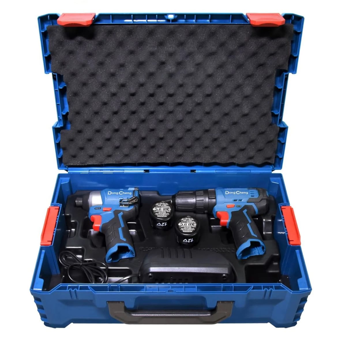 Combo Kit Dongcheng DCKIT25EK Taladro Percutor + Atornillador de Impacto 12V Brushless2