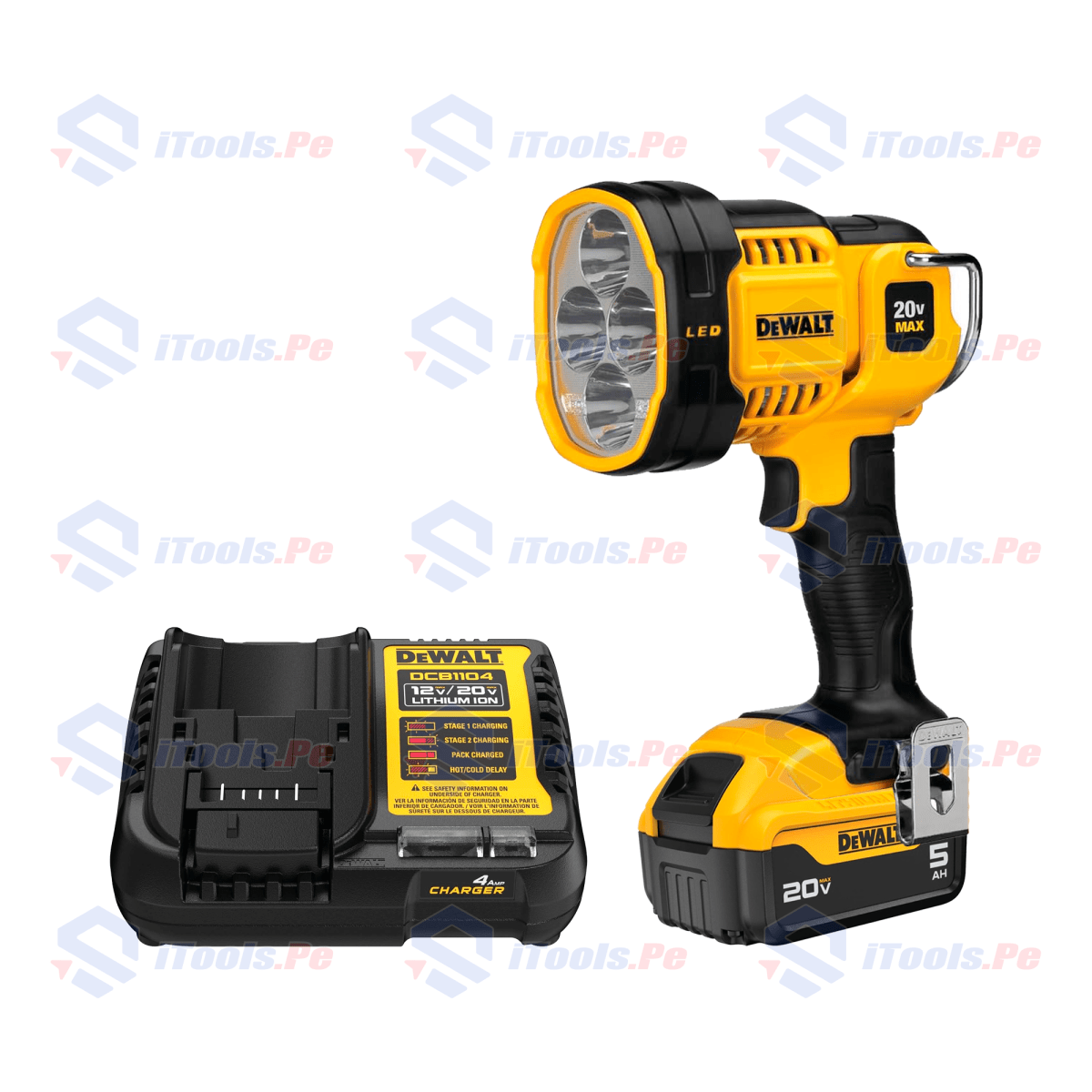 KIT LINTERNA DE TRABAJO LED DCL043B DEWALT1