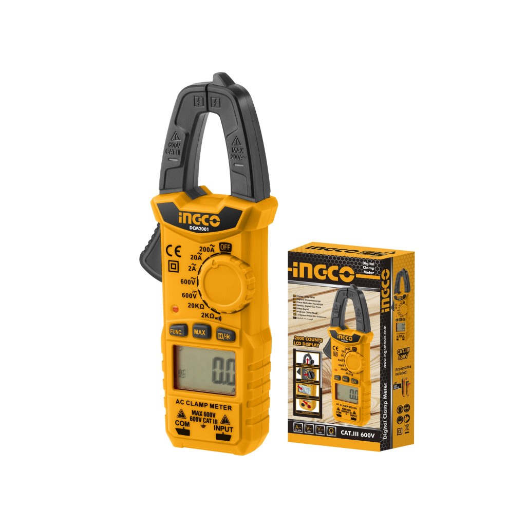 PINZA AMPERIMETRICA AC 200A INGCO DCM20011