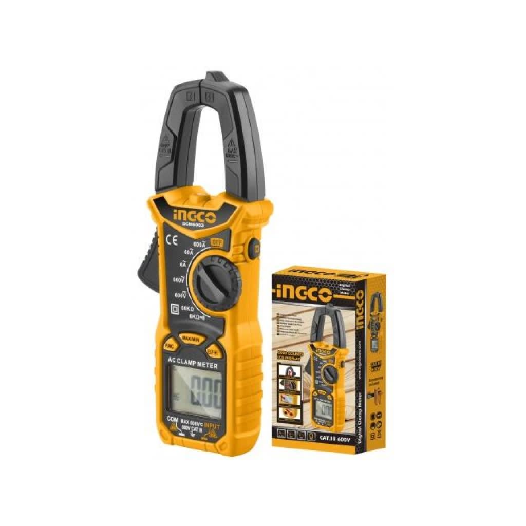 PINZA AMPERIMETRICA DIGITAL AC 600A INGCO DCM60032