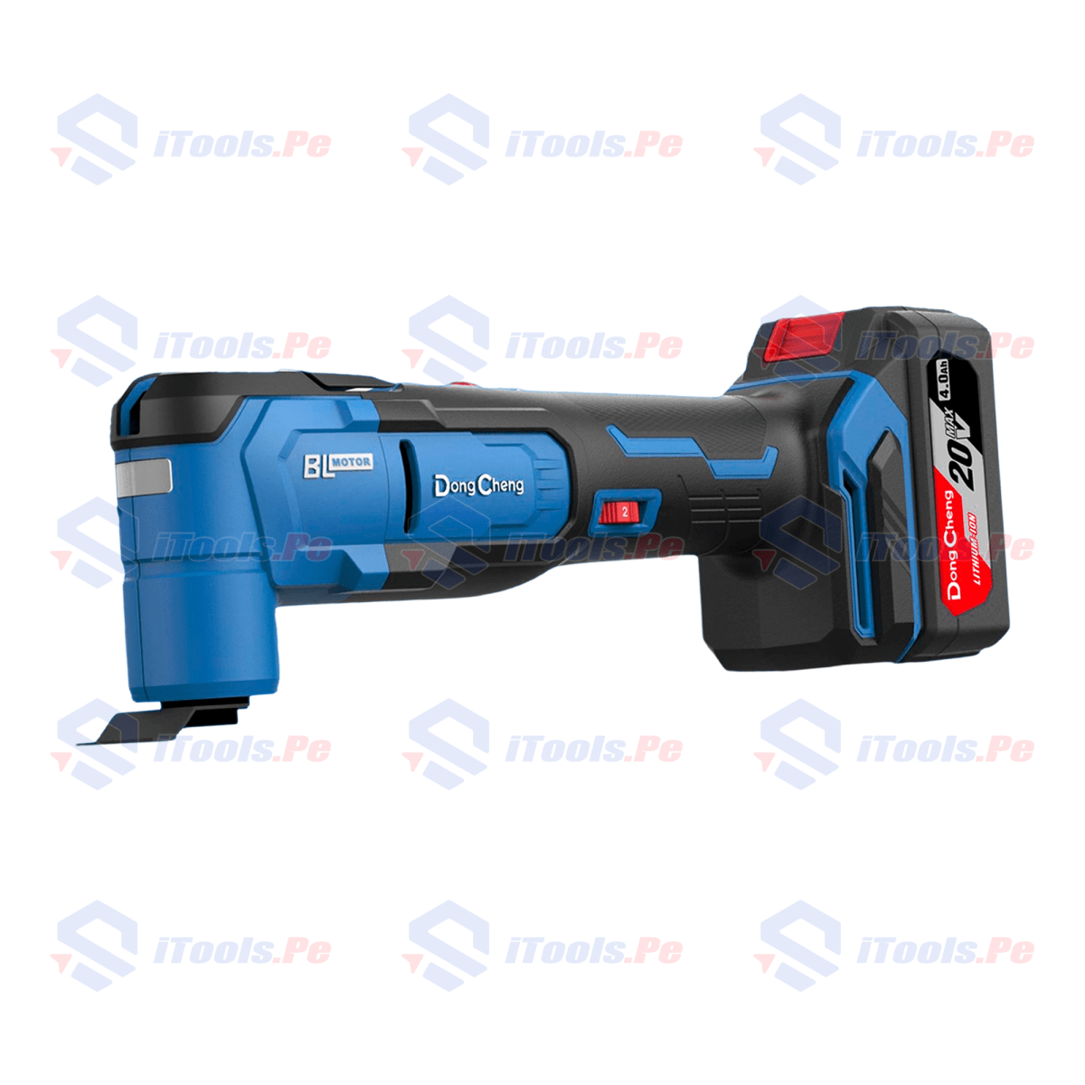 KIT MULTIHERRAMIENTAS SIERRA OSCILANTE INALAMBRICO 20V 4AH 400W DONGCHENG / DCMD20EM2