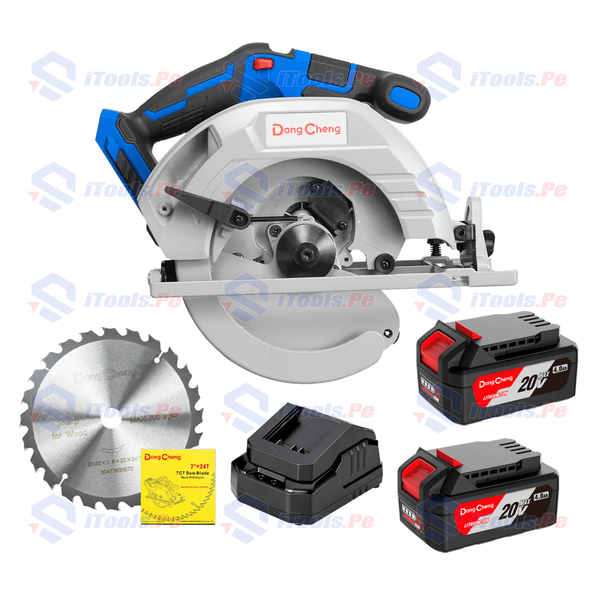 Sierra circular inalambrica 20v 185mm Dongcheng dcmy02-1851