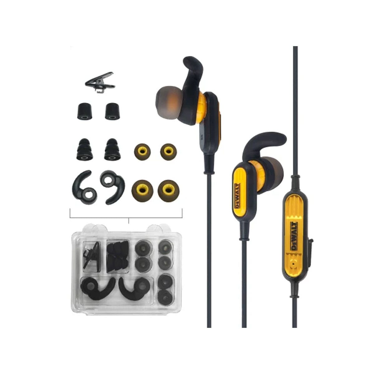 AUDIFONOS CON BANDA PARA CUELLO BLUETOOTH 5.2 INALAMBRICOS DEWALT IP56 DXMA19099353