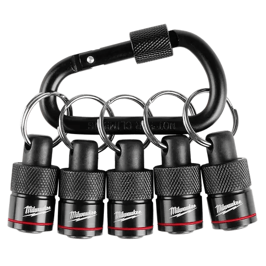 Portabrocas de 5 pzs con mosquetón MILWAUKEE / 48-32-45371