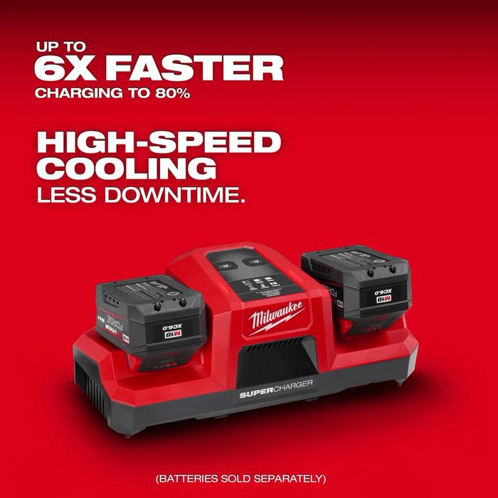 Supercargador simultáneo de doble compartimiento M18™ MILWAUKEE / 48-59-18593
