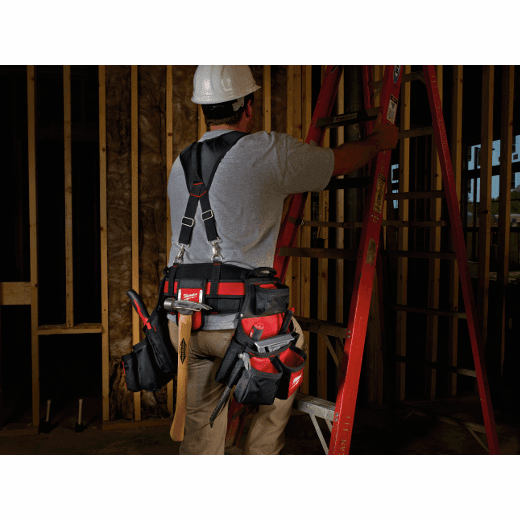 CINTURON DE TRABAJO PARA CONTRATISTAS CON ACCESORIOS DE SUSPENSION MILWAUKEE 48-22-81202