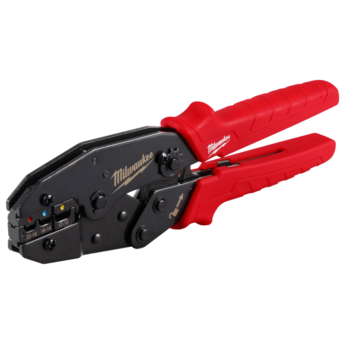 Pinza crimpeadora de terminales aislados de trinquete MILWAUKEE / 48-22-30841