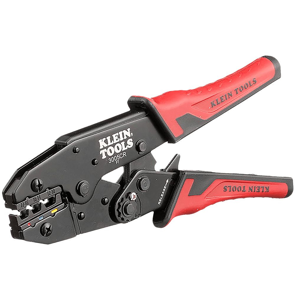 Pinza ponchadora 10-22 AWG con aislamiento KLEIN TOOLS / 3005CR1