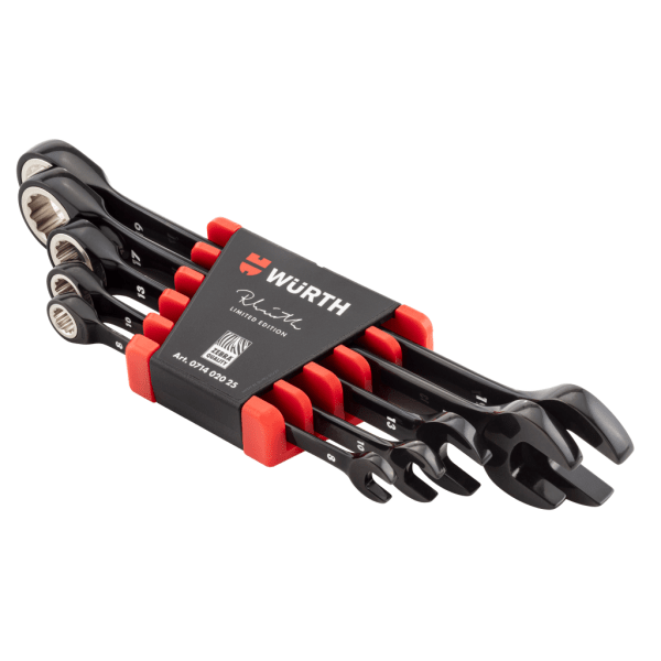 Set llaves mixtas ratchet 5 PCS Reinhold Würth 20252