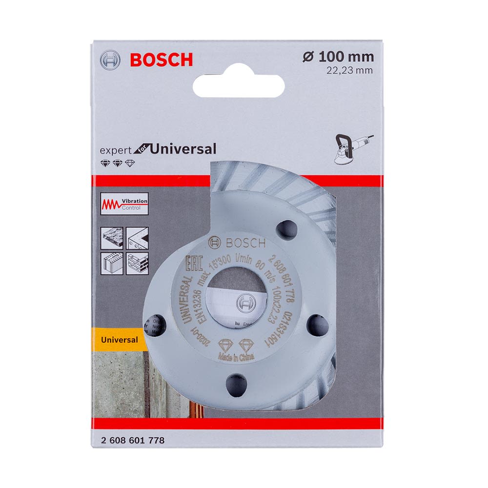 Copa Diamantada Expert for Universal Turbo 100 x 22,23 mm BOSCH1