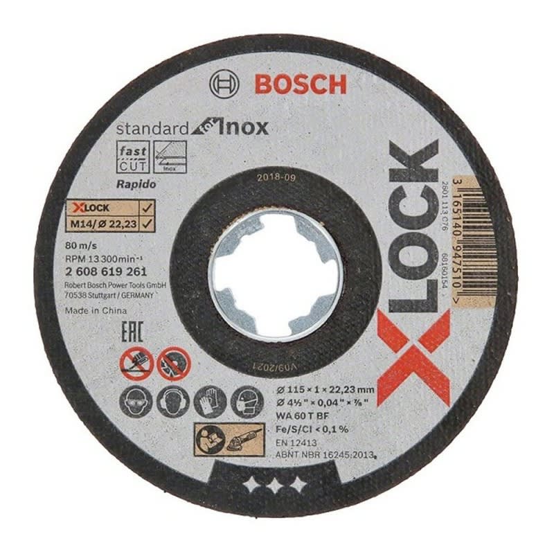 DISCO DE CORTE STANDARD X-LOCK 115MM X1X22.23MM para Acero Inoxidable Bosch2
