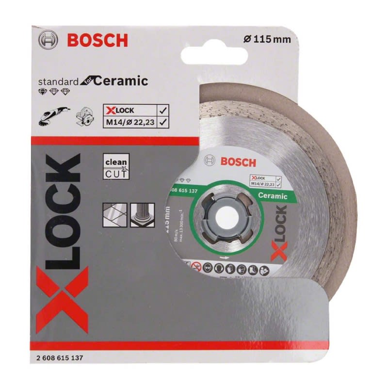 DISCO DIAMANTADO CONTINUO PARA CERÁMICA 4-1/2 X-LOCK3