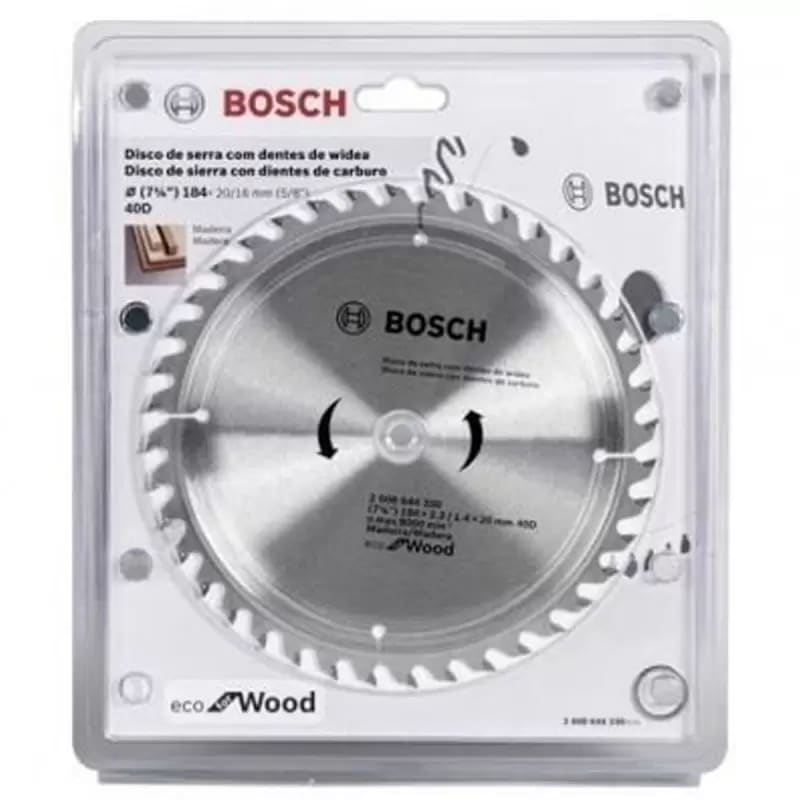 DISCO SIERRA CIRCULAR 7-1/4X 40D ECO MADERA BOSCH1