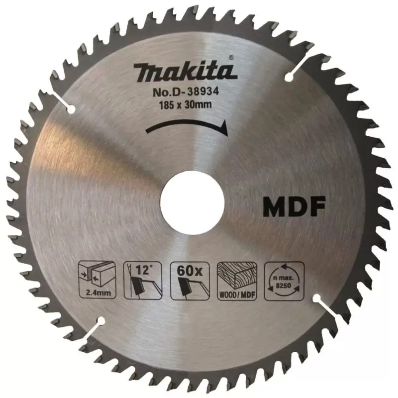 DISCO SIERRA CIRCULAR PARA MDF 7-1/4