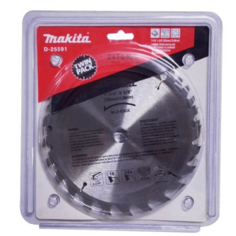 Disco sierra para madera 7-1/4