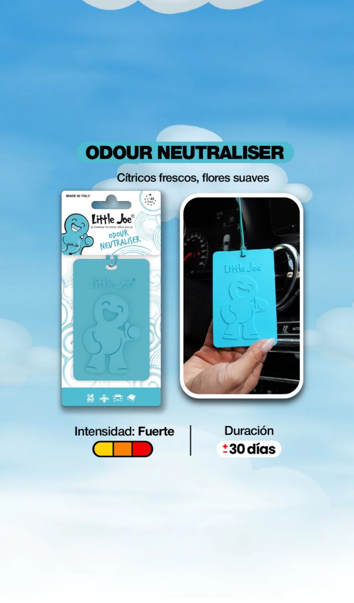 AROMATIZANTE ODOUR NEUTRALISER SCENTED CARD LITTLE JOE / LJ0412